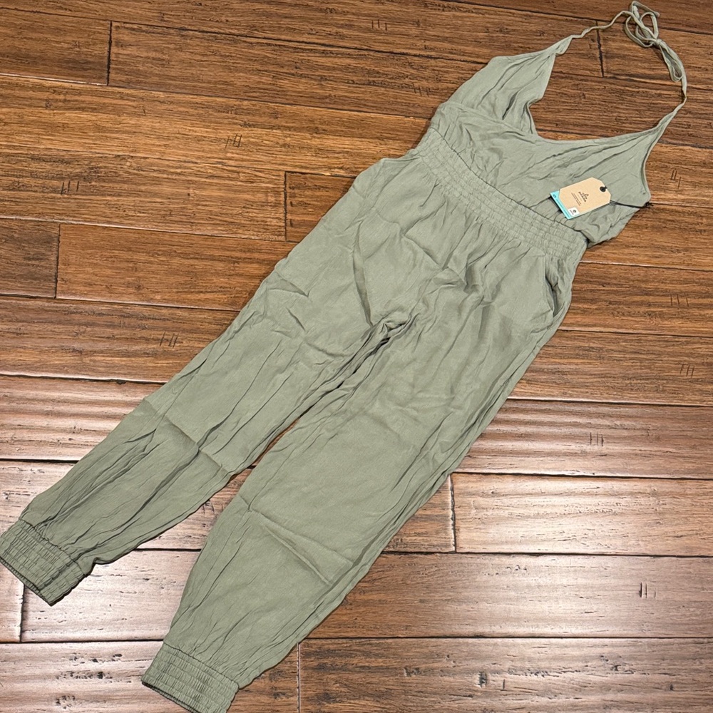 Prana Olive Green Jumpsuit- NWT!